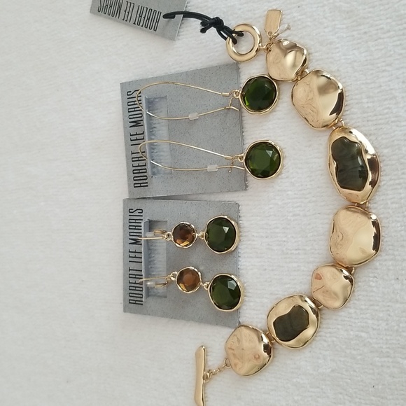 New Robert Lee Morris Soho Sculpted Link Bracelet - Picture 7 of 7